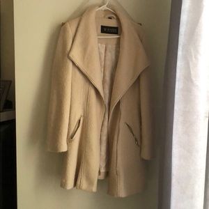 Blush heavy wool coat